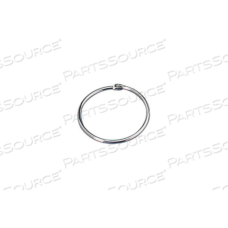 LOOSE-LEAF BOOK RINGS, 2" DIAMETER, SILVER, 50/BOX by Officemate