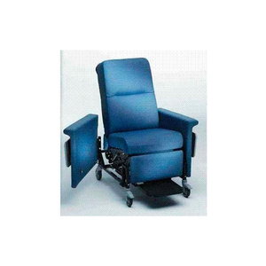 RECLINER WITH SWING ARMS, 5" CASTERS, PUSH BAR & SIDE TABLE, ICED MINT by NK Products (Formerly I-Rep Therapy Products)