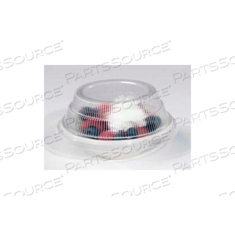 DINEX - CLASSIC DISPOSABLE DOME LID- FITS CHINA BREAD PLATE & FRUIT BOWL, 500/CS, CLEAR by Carlisle