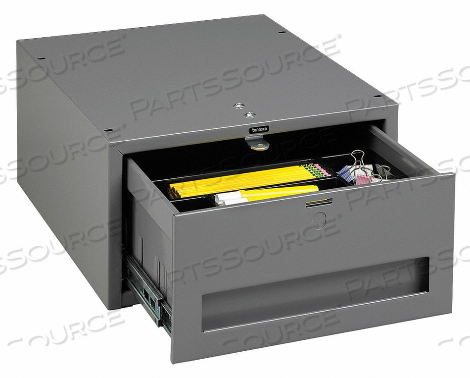 STACKABLE DRAWER 15W X 18D X 8-1/4H GRAY by Tennsco Corp.