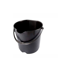 ESD CONDUCTIVE 4 GALLON BUCKET WITH HANDLE, BLACK by LPD Trade Inc