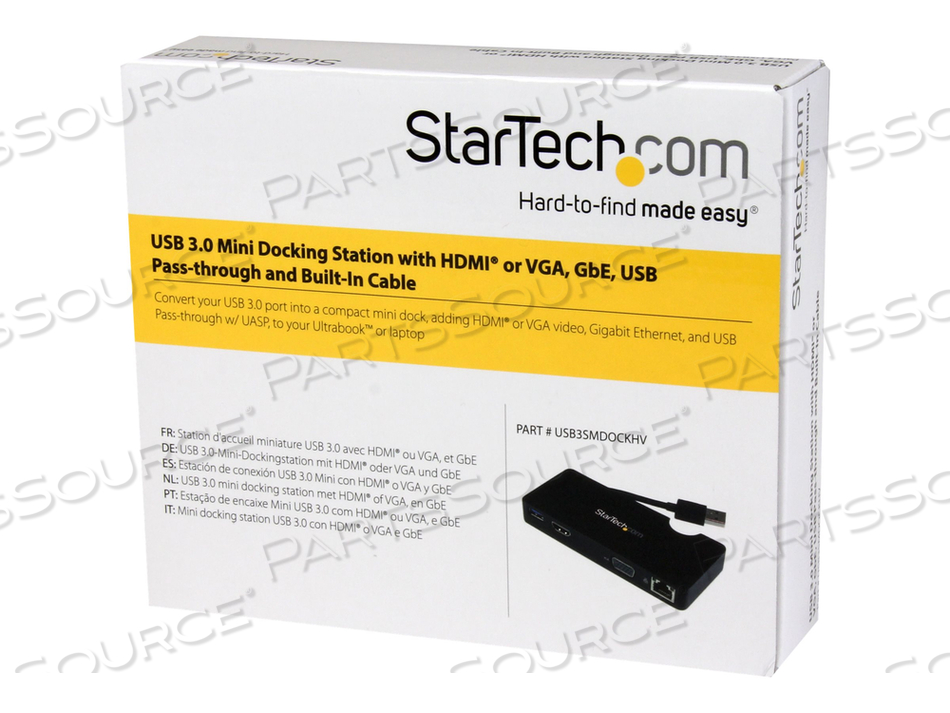 CREATE A MOBILE WORKSTATION USING YOUR LAPTOP USB 3.0 PORT -TRAVEL DOCKING STATI by StarTech.com Ltd.