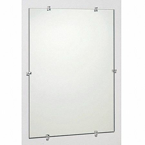 FRAMELESS MIRROR 12X18 IN by See All Industries