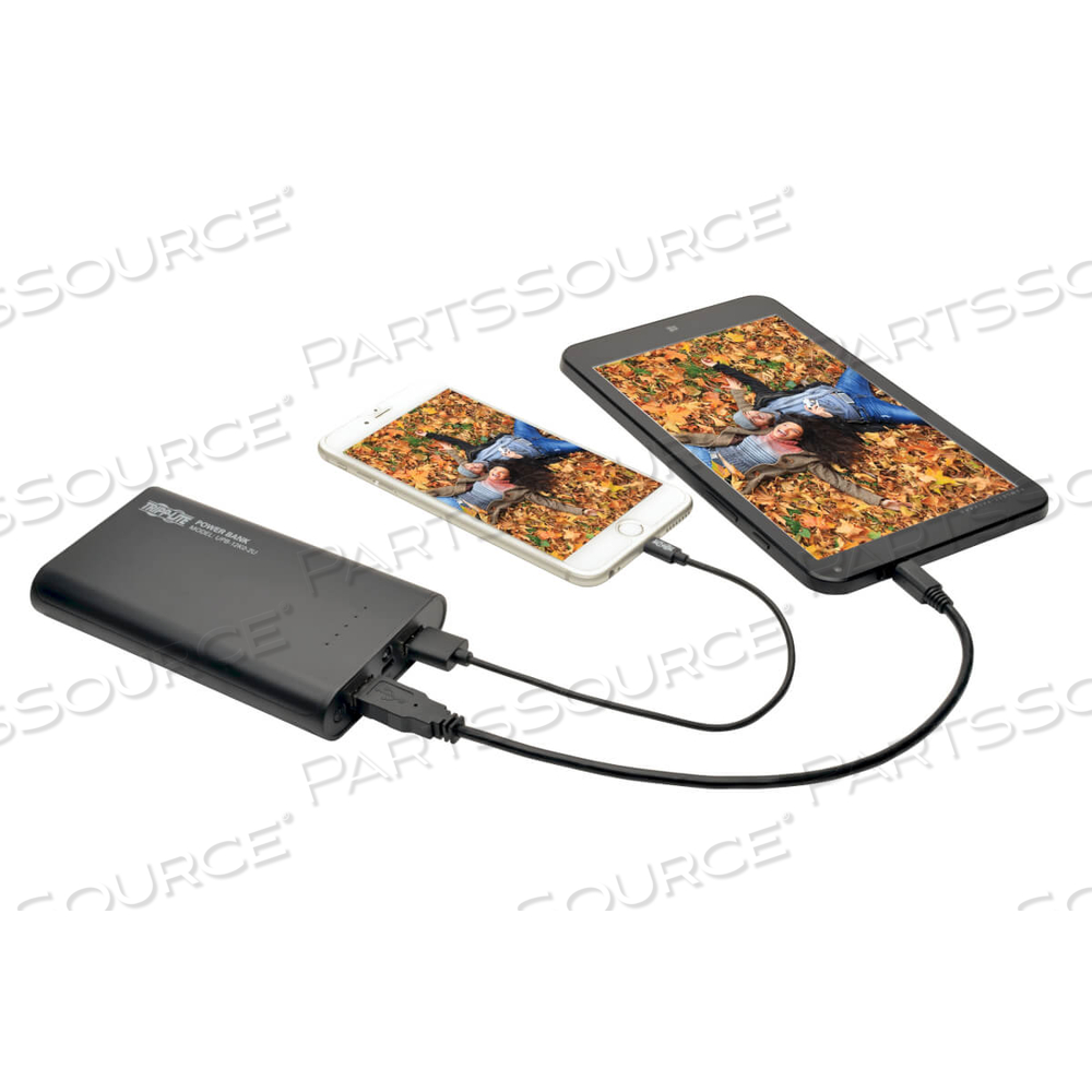 12,000MAH 2PT PWR BNK,5V1A/2A by Tripp Lite