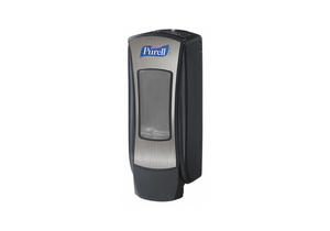 SANITIZER DISPENSER 1250ML CHROME/BLACK by Purell