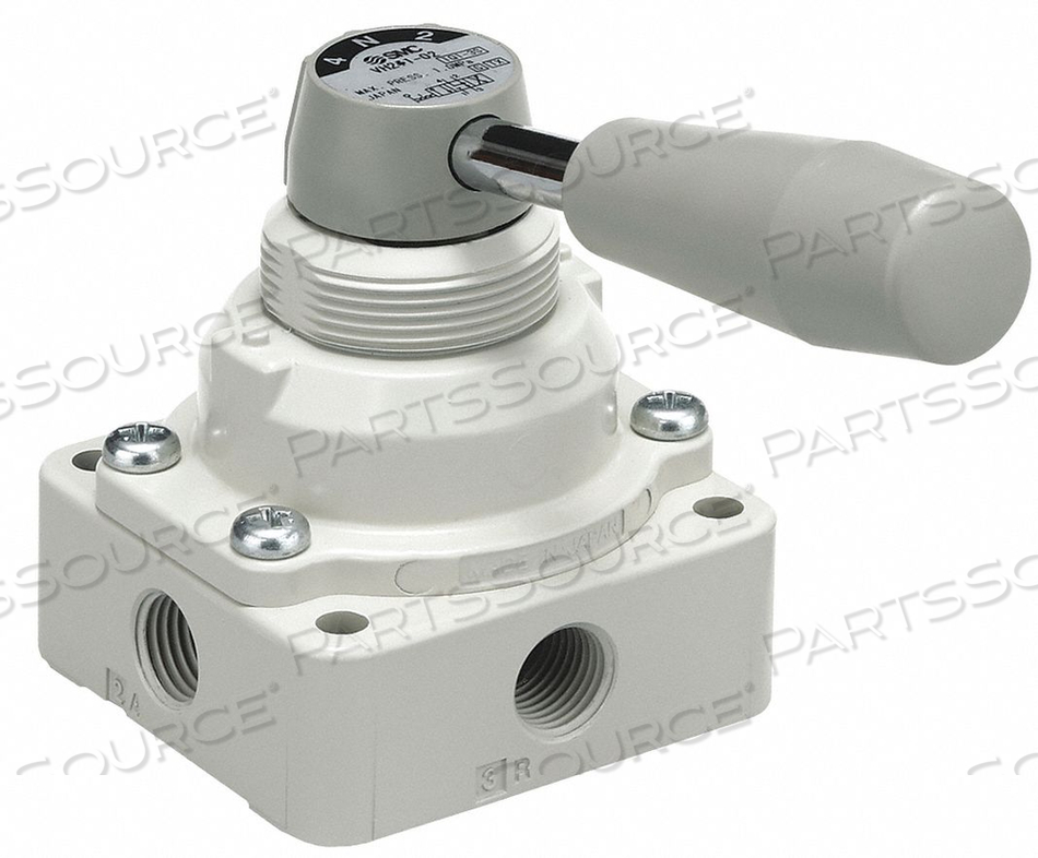 HAND VALVE 1/4 SIDE PORT 1/4 PORT by SMC