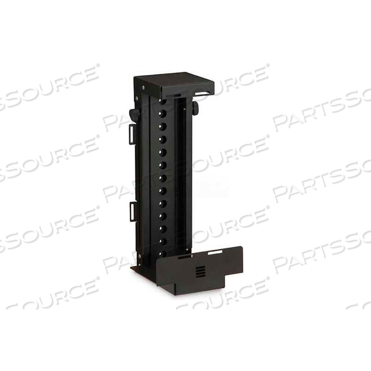 ADJUSTABLE CPU HOLDER, 60 LB. WEIGHT CAPACITY, BLACK by Kendall Howard LLC