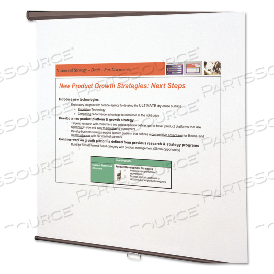PROJECTION SCREEN 60 X 60 IN VIEWABLE by Quartet