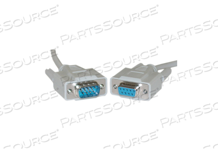 15FT DB9 MALE - DB9 FEMALE RS232 SERIAL EXTENSION CABLE - BEIGE by CableWholesale 15FT DB9 MALE - DB9 FEMALE RS232 SERIAL EXTENSION CABLE - BEIGE by CableWholesale