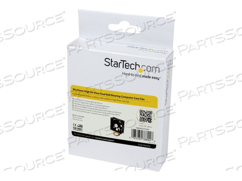 ADD ADDITIONAL CHASSIS COOLING WITH A 90MM HIGH FLOW CASE FAN - PC FAN - COMPUTE by StarTech.com Ltd.