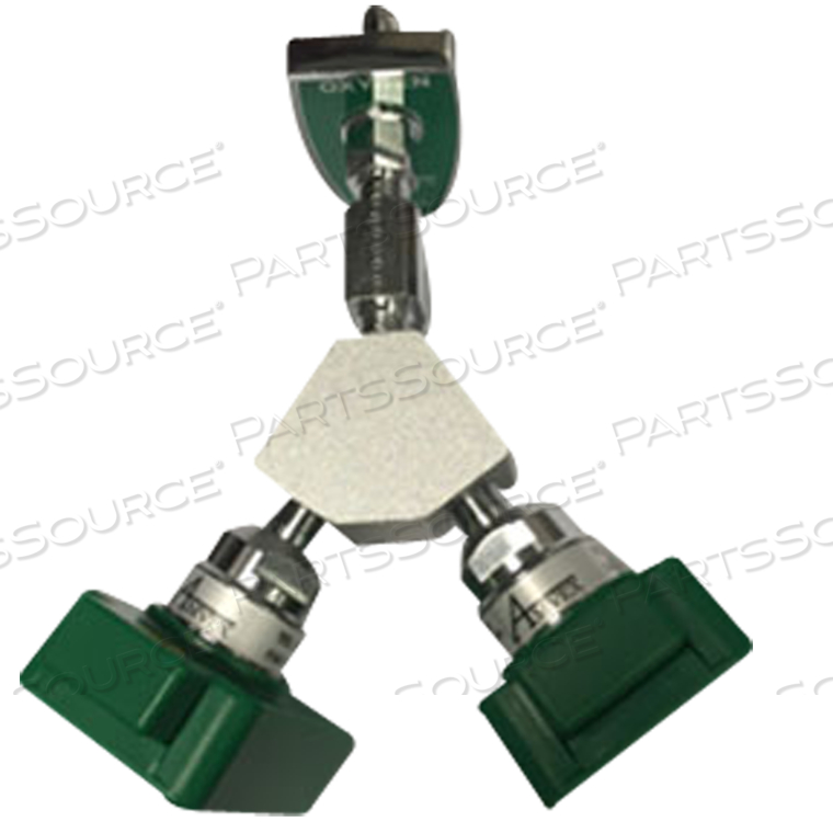 CHEMETRON OXYGEN Y BLOCK COUPLER ASSEMBLY by Ohio Medical, LLC CHEMETRON OXYGEN Y BLOCK COUPLER ASSEMBLY by Ohio Medical, LLC