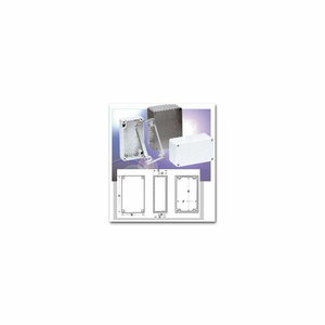 PN-1324-MB NEMA 4X-PN SERIES BX 6.73 L X 4.76 W X 2.17 H LIGHT GRAY W/MTNG BRACKETS-MIN QTY 5 by Bud Industries Inc