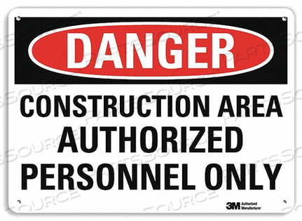DANGER SIGN 4 HOLE MOUNT 10IN W X 7IN H by Lyle Signs Inc. DANGER SIGN 4 HOLE MOUNT 10IN W X 7IN H by Lyle Signs Inc.