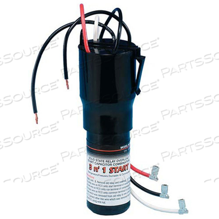 RELAY, OVERLOAD AND START CAPACITOR COMBO 