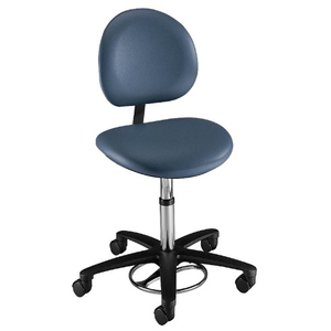 SURGEON FOOT-OPERATED STOOL WITH BACKREST MUST SPECIFY COLOR by Brewer Company SURGEON FOOT-OPERATED STOOL WITH BACKREST MUST SPECIFY COLOR by Brewer Company