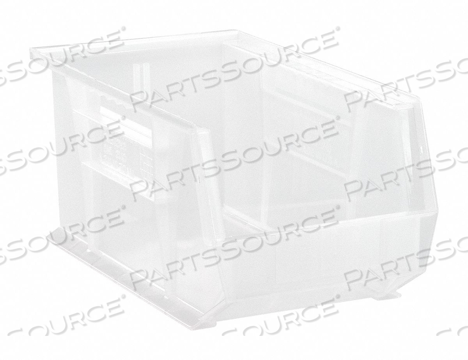 HANG AND STACK BIN 14-3/4 IN L CLEAR by Quantum Storage Systems
