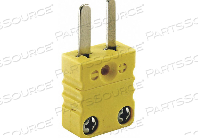 THERMOCOUPLE PLUG K YELLOW MINIATURE by DAYTON ELECTRIC MANUFACTURING CO THERMOCOUPLE PLUG K YELLOW MINIATURE by DAYTON ELECTRIC MANUFACTURING CO