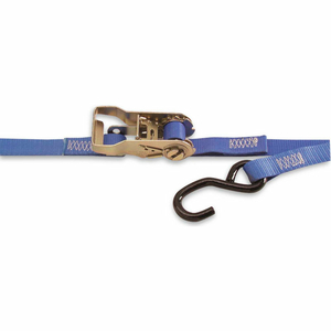 CARGO CONTROL RATCHET STRAP WITH SPRING LOADED FITTING - 15' X 1" BLUE by Kinedyne Corporation
