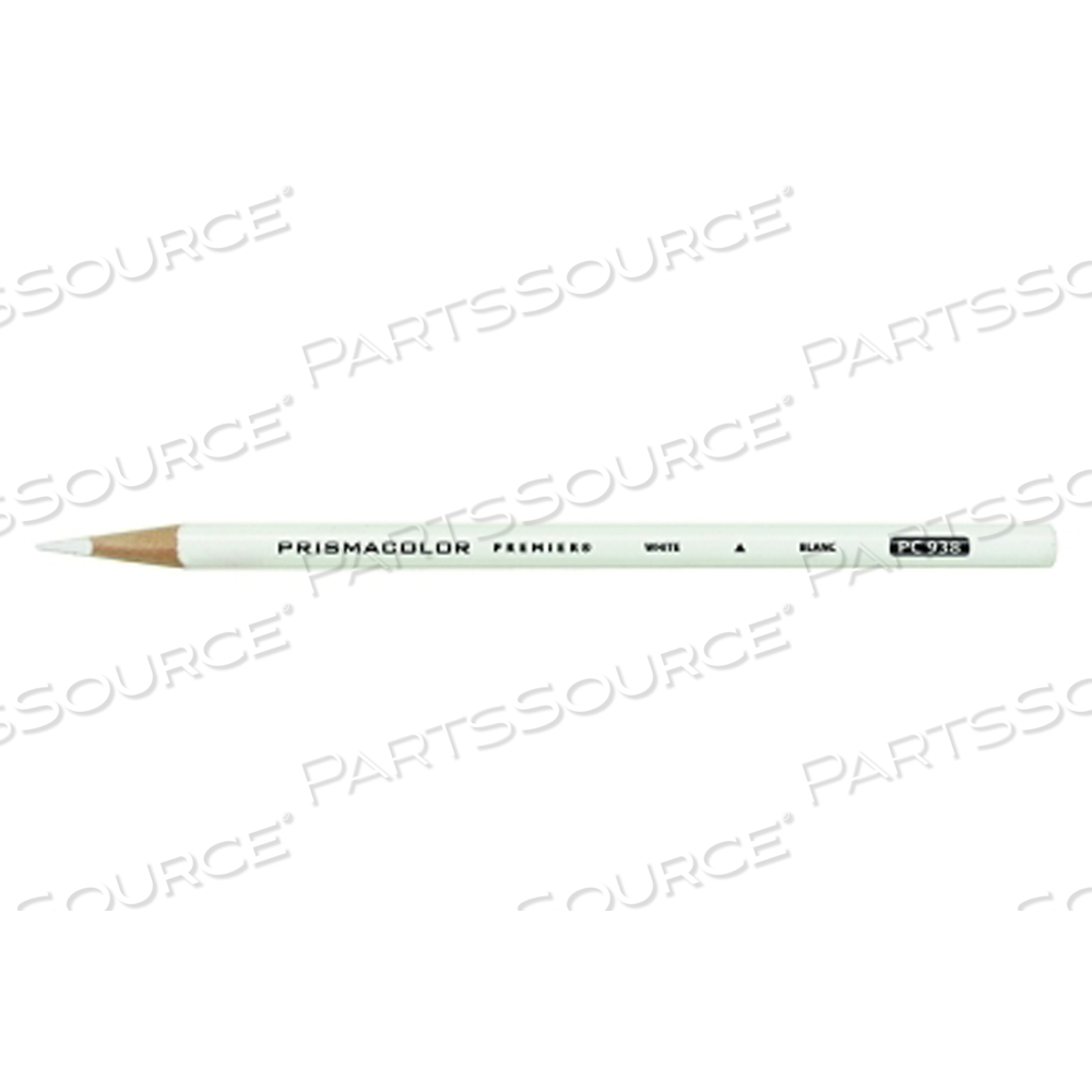 PREMIER SOFT CORE COLORED PENCIL, WHITE by Prismacolor PREMIER SOFT CORE COLORED PENCIL, WHITE by Prismacolor