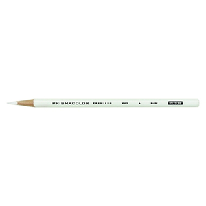 PREMIER SOFT CORE COLORED PENCIL, WHITE by Prismacolor PREMIER SOFT CORE COLORED PENCIL, WHITE by Prismacolor