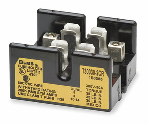 FUSE BLOCK 0 TO 30A T 2 POLE by Cooper Bussmann FUSE BLOCK 0 TO 30A T 2 POLE by Cooper Bussmann