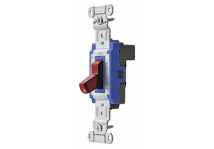 WALL SWITCH 3-WAY 120/277V 15A RED TOGGL by Snapconnect