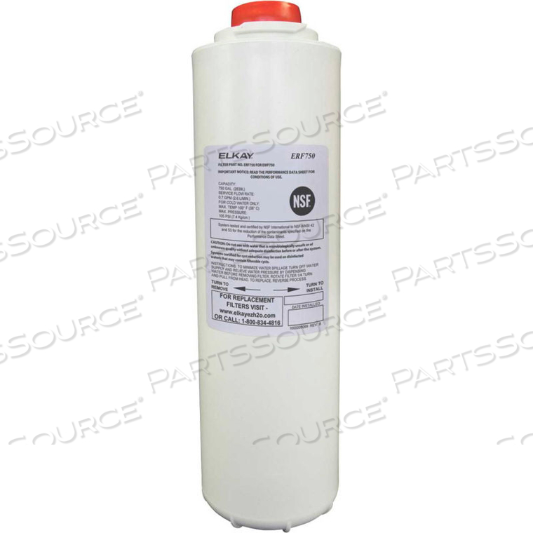 FILTER ACTIVATED CARBON 9-1/2 750 GAL by Elkay