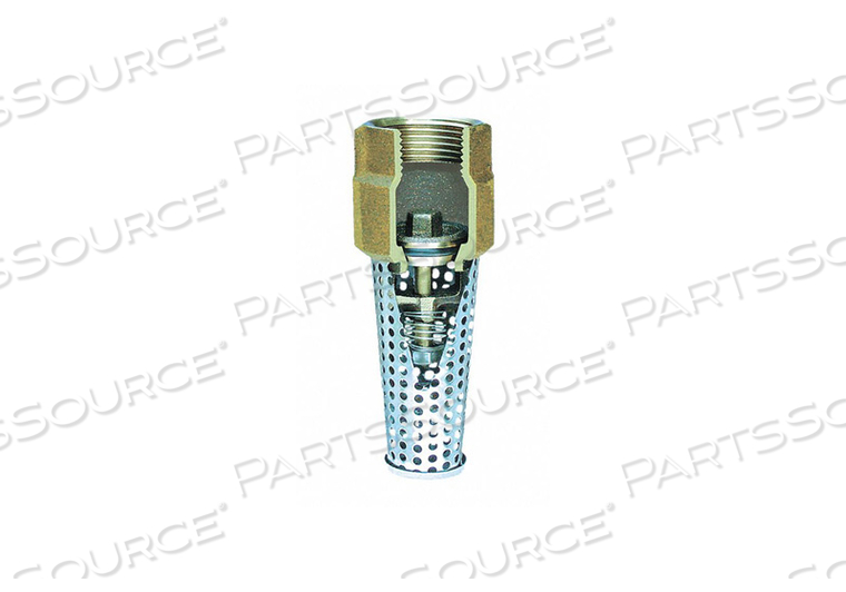 FOOT VALVE 1-1/4 SIZE NPT 2-1/16 L by Simmons