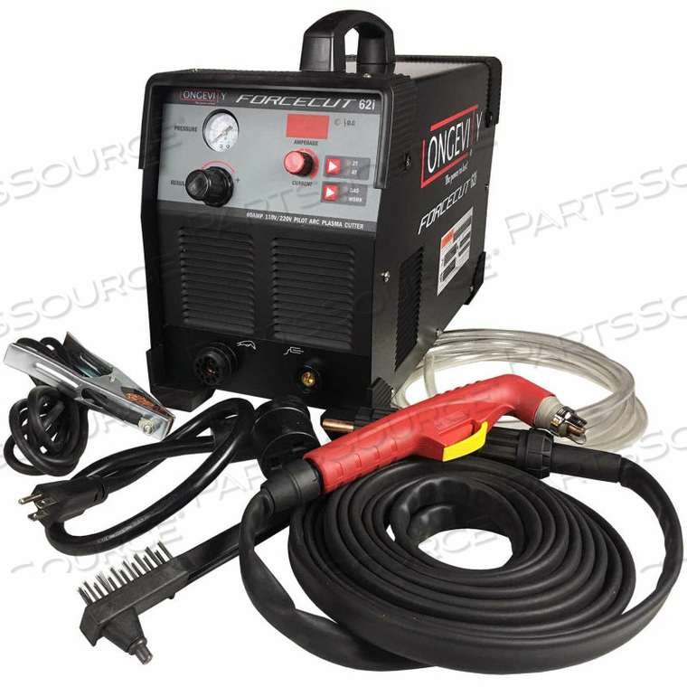 FORCECUT 60I 60 AMP CONTINUOUS PILOT ARC PLASMA CUTTER by Longevity, LLC FORCECUT 60I 60 AMP CONTINUOUS PILOT ARC PLASMA CUTTER by Longevity, LLC