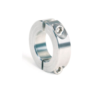 TWO-PIECE CLAMPING COLLAR, 2-1/2", ZINC PLATED STEEL by Climax Metal Products