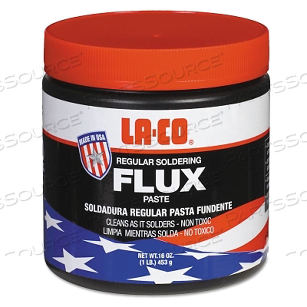 REGULAR FLUX PASTE, JAR, 1 LB by La-Co