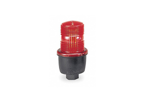 LOW PROFILE WARNING LIGHT LED RED 120VAC by Federal Signal