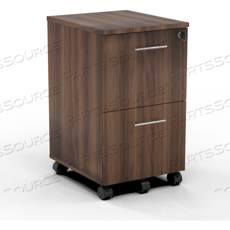 MEDINA SERIES FILE-FILE MOBILE PEDESTAL TEXTURED BROWN SUGAR 