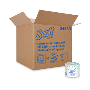 ESSENTIAL STANDARD ROLL BATHROOM TISSUE FOR BUSINESS, SEPTIC SAFE, 2-PLY, WHITE by Scott ESSENTIAL STANDARD ROLL BATHROOM TISSUE FOR BUSINESS, SEPTIC SAFE, 2-PLY, WHITE by Scott