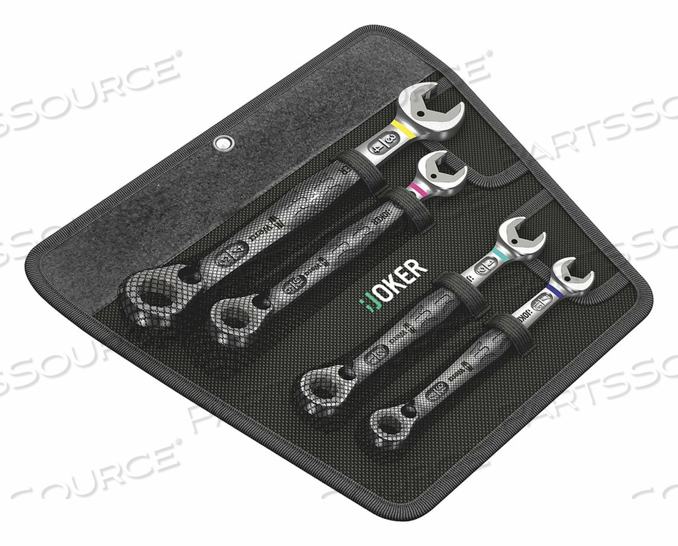 COMBINATION WRENCH SET SAE 4 PCS. by Wera COMBINATION WRENCH SET SAE 4 PCS. by Wera
