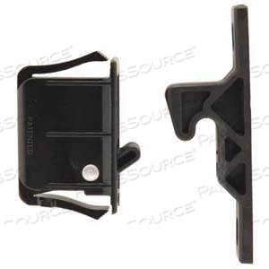SNAP-IN C3 PLASTIC GRABBER CATCH LATCH - BLACK by Approved Vendor