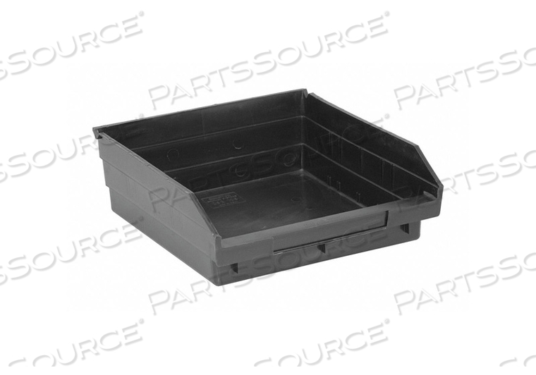 SHELF BIN 11-5/8 IN L 4 IN H BLACK by Quantum Storage Systems SHELF BIN 11-5/8 IN L 4 IN H BLACK by Quantum Storage Systems