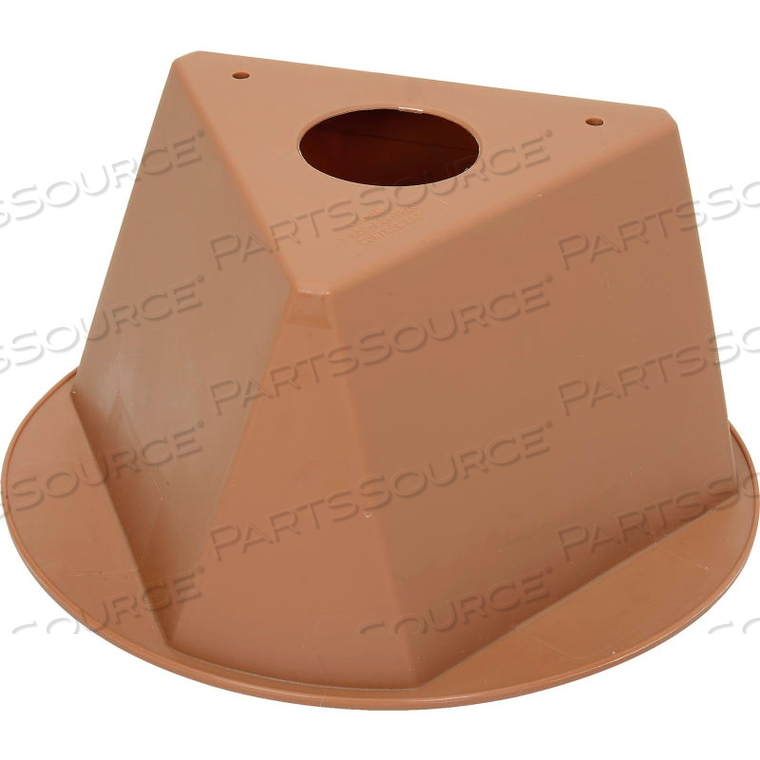 INVENTORY CONTROL CONE, 3 SIDED - TAN by Cee-Jay Research & Sales, LLC