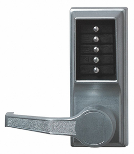 PUSH BUTTON LOCK ENTRY SATIN CHROME by Kaba