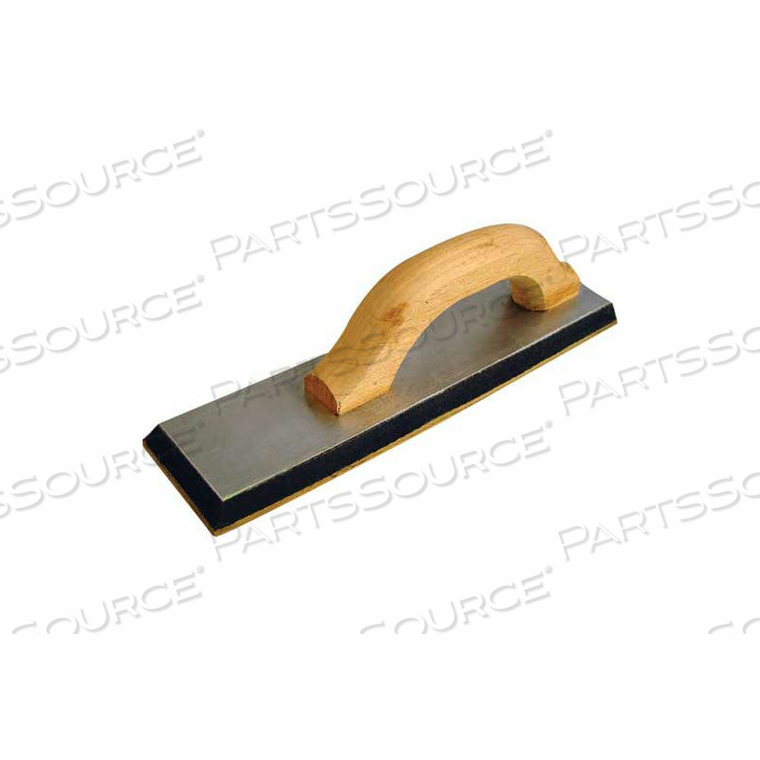 GROUT FLOAT WITH OFFSET HANDLE, 12"L X 3"W X 5/8"H, WOOD HANDLE 