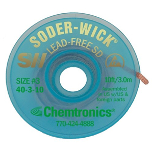 SODER-WICK® BRAID, LEAD FREE #3 by Chemtronics SODER-WICK® BRAID, LEAD FREE #3 by Chemtronics