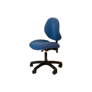 WSI 1000 SERIES CHAIR, ESD FABRIC, NYLON BASE, 18"-23"H, BLACK by Workstation Industries, Inc.