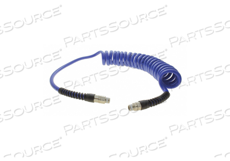 COILED AIR HOSE ASSEMBLY 3/8 ID X 8 FT. by ATP