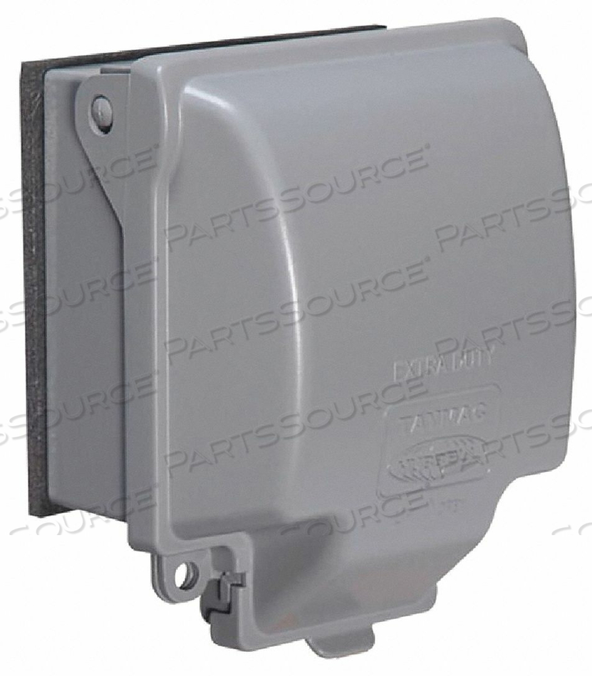 WHILE IN USE WEATHERPROOF COVER 2 GANGS by Taymac