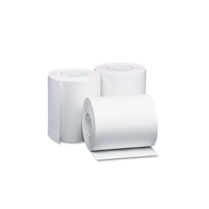 DIRECT THERMAL PRINTING THERMAL PAPER ROLLS, 4.38" X 127 FT, WHITE, 50/CARTON by Iconex