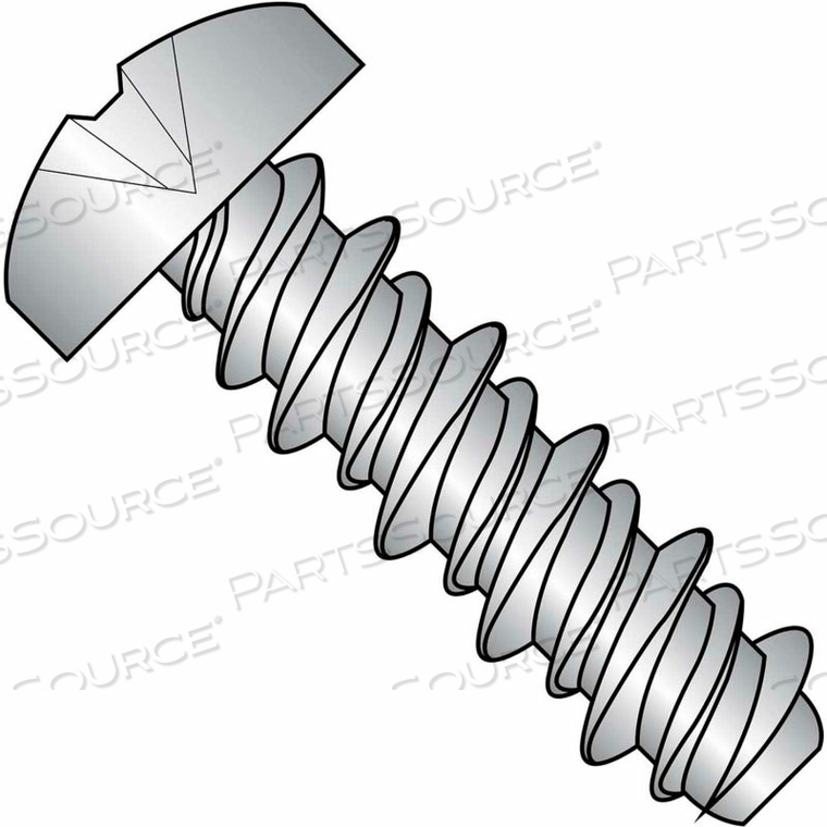 #14 X 3/4 PHILLIPS PAN HIGH LOW SCREW FULLY THREADED 18-8 STAINLESS STEEL - PKG OF 2000 