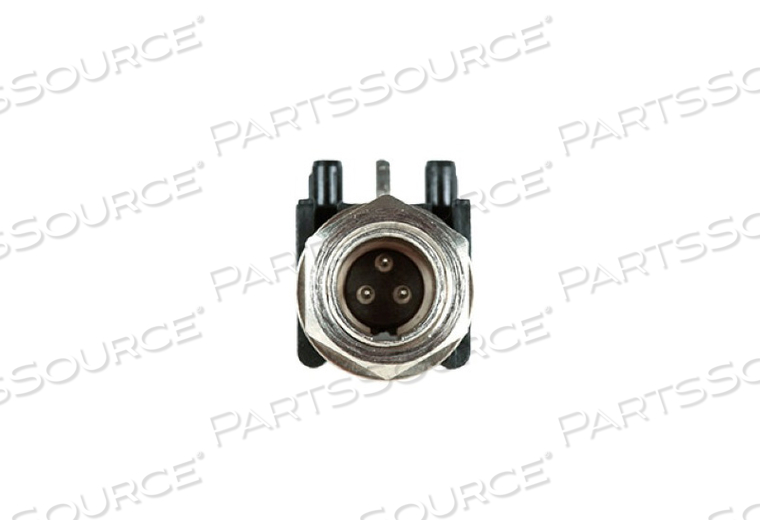 3 PIN POWER INPUT CONNECTOR RECEPTOR MTG RIGHT ANGLE J17 