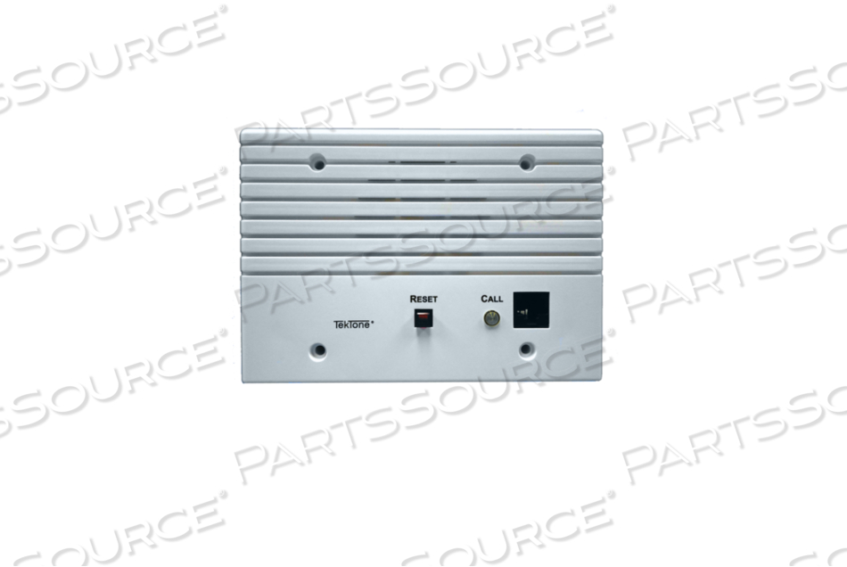 SINGLE PATIENT STATION WITH 8-PIN JACK FOR PILLOW SPEAKER, CALL-PLACED AND PRIVACY INDICATORS, CANCEL BUTTON by TekTone Sound & Signal Mfg., Inc.