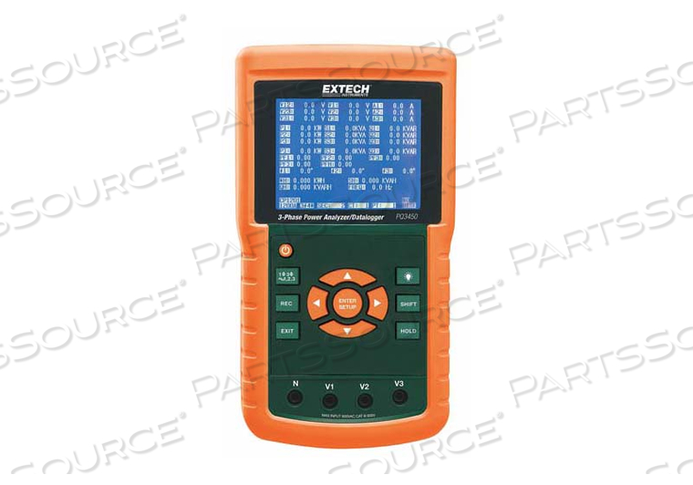 POWER ANALYZER/DATALOGGER, ORANGE/GREEN by Extech Instruments POWER ANALYZER/DATALOGGER, ORANGE/GREEN by Extech Instruments