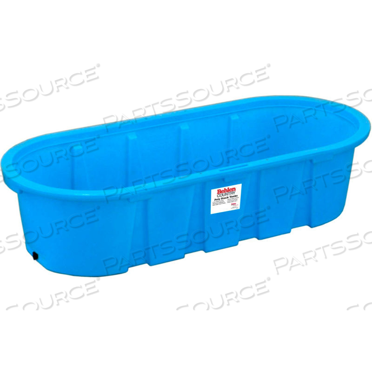 POLY STOCK TANK 3'X2'X8' ROUND-END 300 GALLON by Behlen Mfg. POLY STOCK TANK 3'X2'X8' ROUND-END 300 GALLON by Behlen Mfg.
